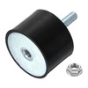 uxcell M10 Rubber Mounts, 1Pcs 60x40mm(DxH) Rubber Cylindrical Anti Vibration