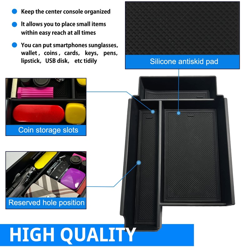 SHAOHAO for 2025 2026 Nissan Pathfinder Center Console Organizer Tray