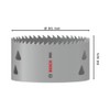 Bosch 1x PRO Multi Material Hole Saw (for Softwood, Drywall,