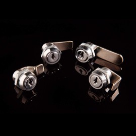 IFAM C111F Tab Lock for Mailboxes, Lockers, Furniture, Cabinets, Drawers, Includes 2 Secure Keys, Zinc Alloy, Safety and Protection