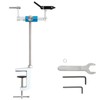 Dr.Fish Rotary Fly Tying Vise Aluminum Alloy Fly Vise with