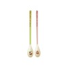Rice Latte Melamine Spoon Love Therapy Print Set of 2