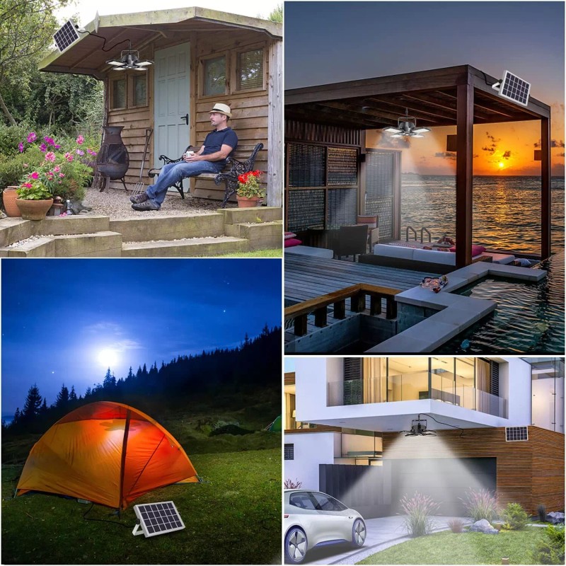 Aqonsie Solar Shed Light Outdoor Indoor, 176LED Solar Powered Motion