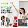 Nutrichef 3 in 1 Cheese Grater & Shredder | Strong