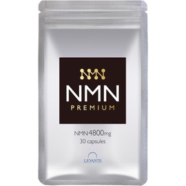 [Japanese NMN] Levante NMN Supplement 4800 mg analyzed (100% formulation/purity) capsule yeast fermentation Resveratrol Reduction Coenzyme Q10 GMP Certified Factory Made in Japan