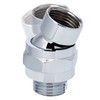 Shower Head Swivel Ball Adapter, ZESE 1PCS Adjustable Universal Shower