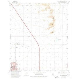 YellowMaps Casa Grande East AZ topo map, 1:24000 Scale, 7.5 X 7.5 Minute, Historical, 1965, Updated 1975, 26.9 x 22 in - Tyvek
