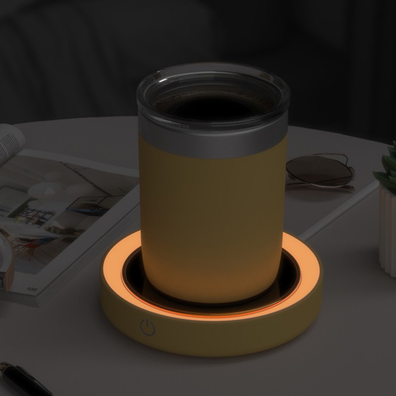 Electric Cup Warmer Constant Temperature 2 Modes LED Light Desk