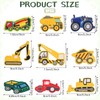 ElevateTech 9Pcs Engineering Vehicle Iron On Patches Car Truck Decoration
