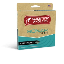Scientific Anglers Sonar Titan Pesca con Mosca línea INT/Fregadero 3/Fregadero 5 (Textured), Pale Green/Olive/Charcoal