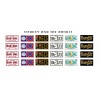 Three Inches Under 1/18 scale model movie car Smokey and the Bandit license plates tags 1:18