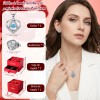 VENXPON - Regalos Para Mujer,collar Y Aretes Corazón Mujer Con