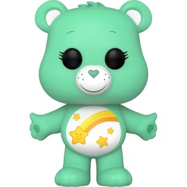 POP Care Bears 40th Anniversary - Wish Bear Funko Vinyl Figure (Bundled with Compatible Box Protector Case), Multicolored, 3.75 inches