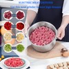 Electric Food chopper,18/10 Stainless Steel Food Processors,3 Liters Large Capacity
