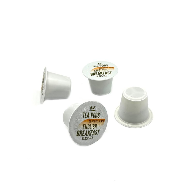 Bulk English Breakfast black tea pods compatible with Nespresso OriginalLine,