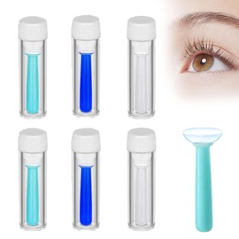 6 Stück Kontaktlinsen Sauger Weiche Linsen, Silikon Kontaktlinsenentferner,ontaktlinsen Einsetzhilfe, Kontaktlinsen Entfernen für Die Reise Heimgebrauch