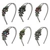 jcgy Set of 6 Crystal Flower Headbands Hairbands for Women
