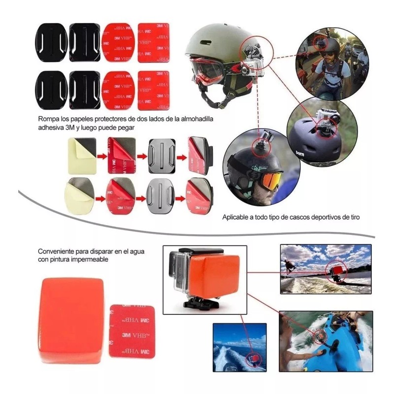 GoPro Juego De Accesorios Para Cámara Gopro10/gopro8 Extreme Sport