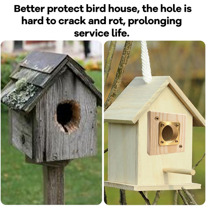 ZJ1WYZQQ Bluebird House Predator Guard， with Copper Gate Predator Protection