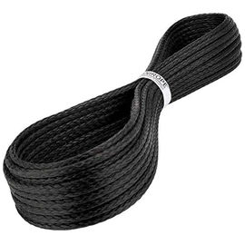 Kanirope® Dyneema Rope PRO 8 mm 5 m Black 12-Way Braided SK78 Stretched Coated