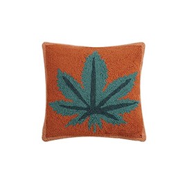Peking Handicraft 30JBL10C16SQ Mary Jane Hook Pillow, 100% Wool and Cotton