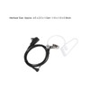 ASHATA Walkie Talkie Earpiece,Portable 1 Pin 2.5MM Tube Headset Earphone