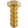 Steel Hex Bolt, Grade 8, Zinc Yellow-Chromate Plated Finish, Hex