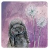 ALEX CLARK Misty Coaster (single) - Grey Rabbit - Animal