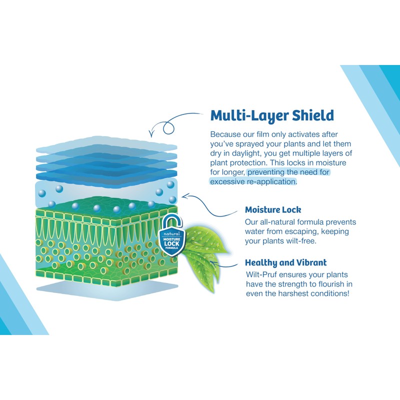Wilt-Pruf® Concentrate | Organic Plant Protector | Professional-Grade Moisture Retention