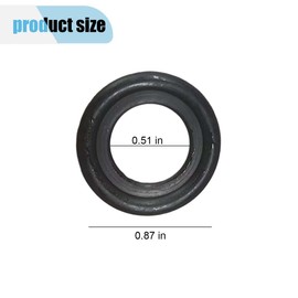 25PCS M14 Car Oil Drain Plug Gasket, Rubber Sealing Gasket Replacement for GM 12616850 3536966, Engine Oil Pan Crush Washers for SUV, Truck, RV and More (14mm)