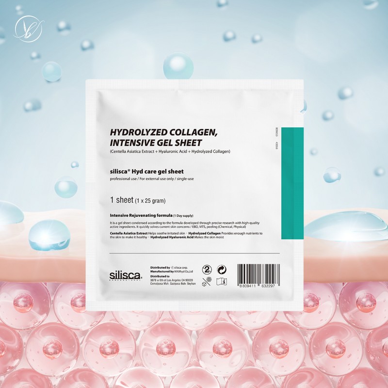 Silisca Hydicare Gel Sheet, Hydrogel Mask Pack / 실리스카 하이디케어겔