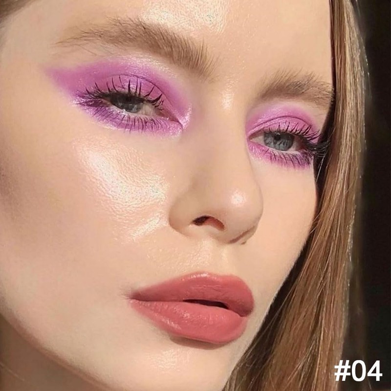 Lápiz Labial 2 En 1 Resistente Al Agua, Delineador De