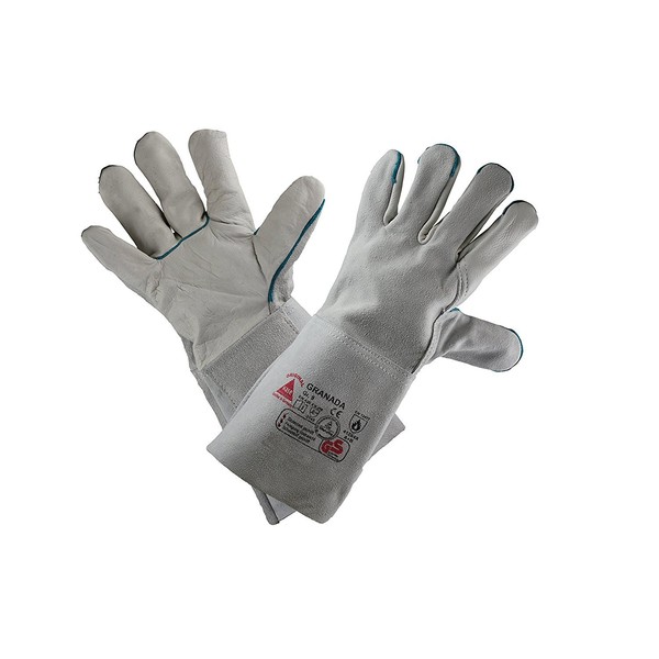 Hase Lightweight Welding Gloves Granada Cowhide Grain Leather TÜV GS