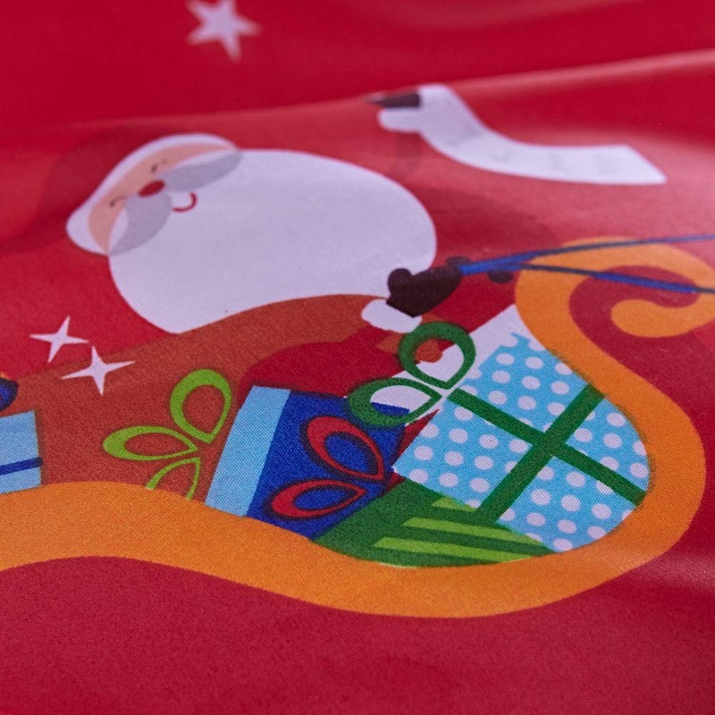 Catherine Lansfield Santa's Easy Care Junior Duvet Set Multicolour