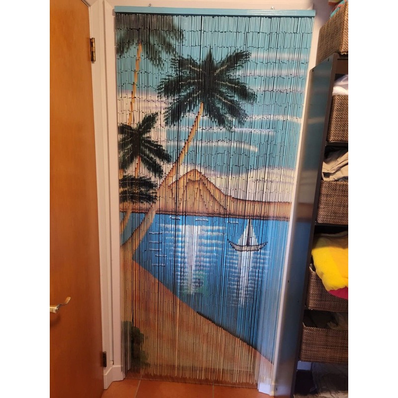 ABeadedCurtain - Waikiki Beaded Curtain 125 Strands (+Hanging Hardware)