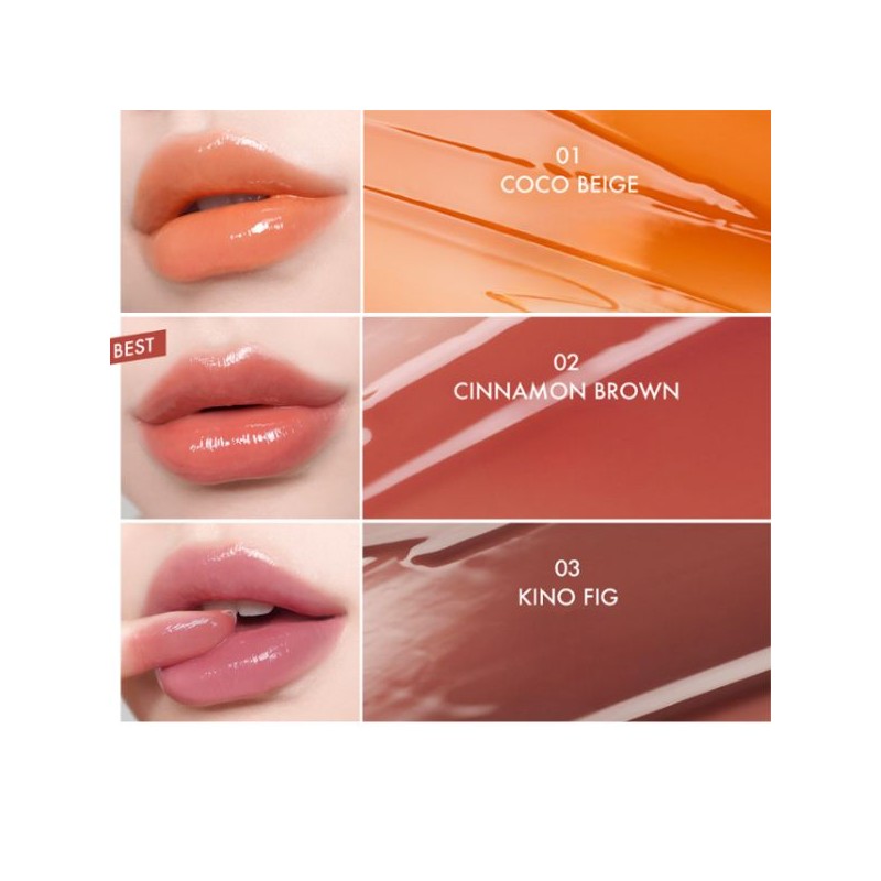 LUNA Glassy Layer Tint 3g, Color:09 Cotton Mauve