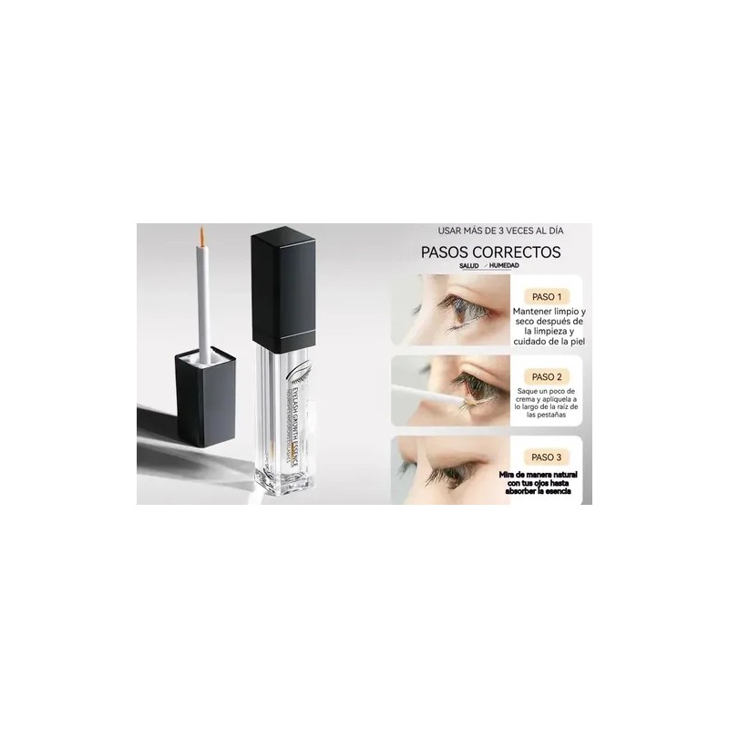 Kit 4 Sueros Para Pestañas Y Cejas Esencia Alargadora. Formula