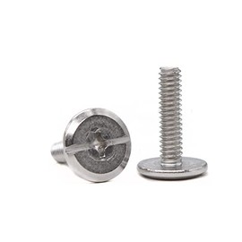 binifiMux Hurricane Bolts, Sidewalk Screws,1/4"-20 x 3/4 Inches Hurricane Sidewalk Bolts, Hurricane Fabric Fasteners for Hurricane Panels, Pack of 100