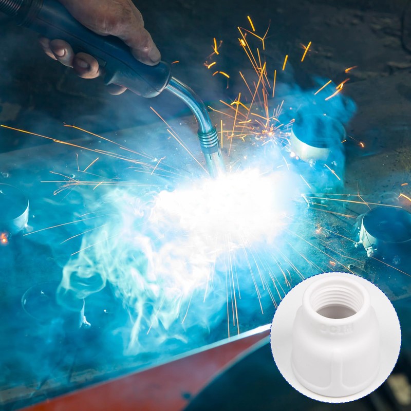 Utoolmart #12 Ceramic (Twin Pack) White TIG Welding Cup