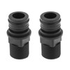 Create idea 2pcs Pump Port Adaptors 1/2inch BSP Thread Male