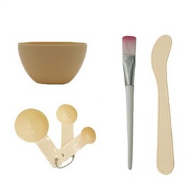 Modeling Pack Tool Set: Brush, Measuring Cup, Pack Bowl Set 6ea