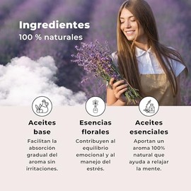 PRAHYAM Roll On Aceites Esenciales de Aromaterapia para Migraine Relief Migralif - 10 ml - Con Esencias Florales de Bach - Aroma 100% Natural y Calidad Premium