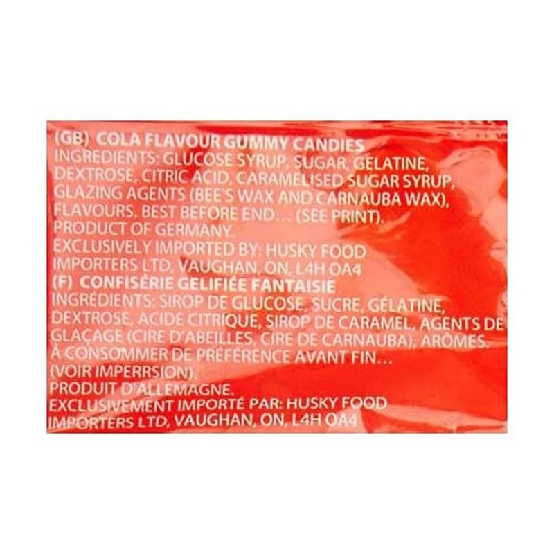 Haribo Happy Cola Zing Share Size Bag Pouch 140g