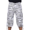 X RAY Men's Belted Tactical Cargo Long Shorts 18" Inseam