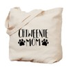 CafePress Chiweenie Mom Tote Bag Natural Canvas Tote Bag, Reusable