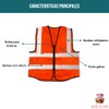 Chaleco Brigadista De Seguridad Industrial Con Reflejantes De Alta Visibilidad