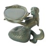 DII Cast Iron Collection Decorative Bird Bath, Mermaid, 6.5 x