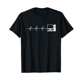 Heartbeat Heart Line Heart Rate Tech Support T-Shirt