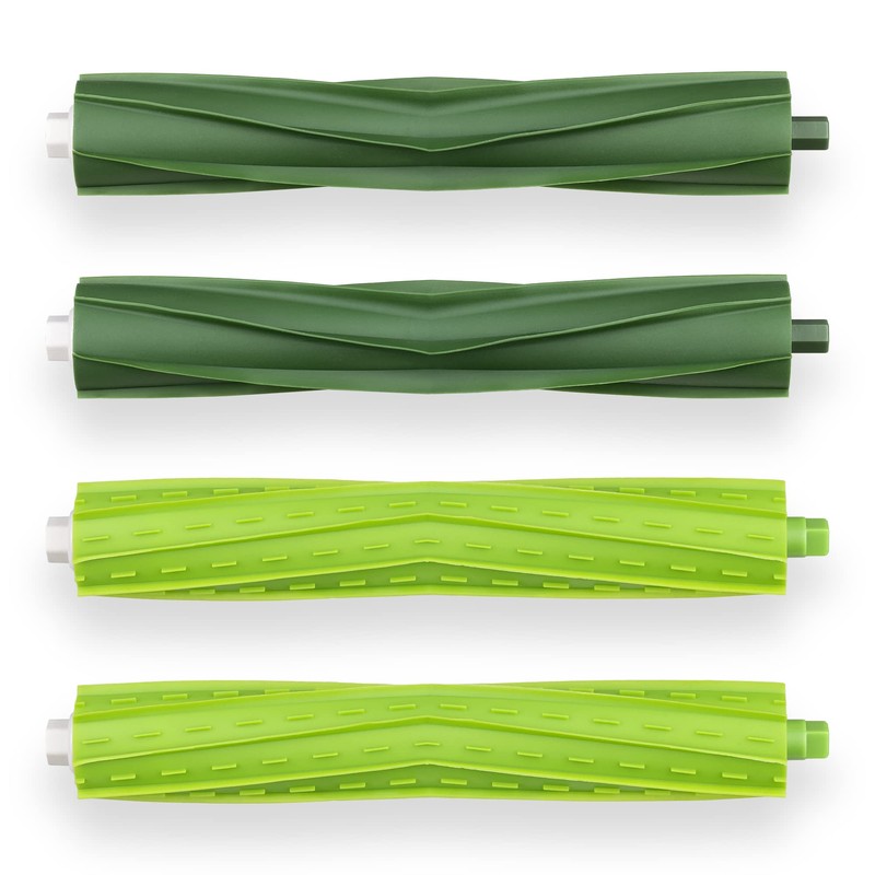 kwmobile Replacement Main Brushes - 4-Pack Compatible with iRobot Roomba