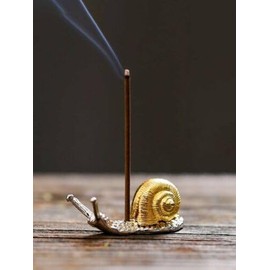 2 Pcs Snail Shaped Incense Burner Stick Holder Animal Shaped Home Vintage Incense Holders